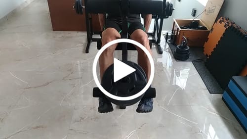 Customer video review of Banco Supino Regulável Com Cadeira Extensora E Mesa Flexora Ajustáveis