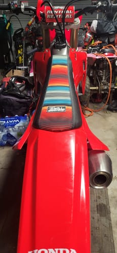 Customer photo review of Custom Seat Cover: 2025 Honda CRF450R