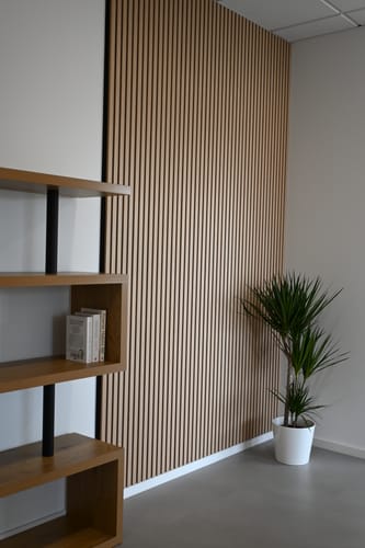 Customer photo review of Akustikpaneele Natürliche Eiche | XL 300 cm x 60 cm | Dreiseitiges Echtholzfurnier