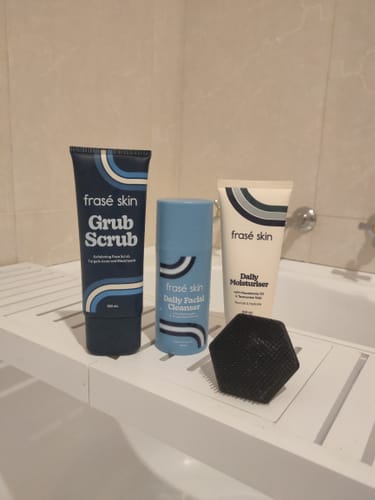 Customer photo review of Daily Facial Cleanser