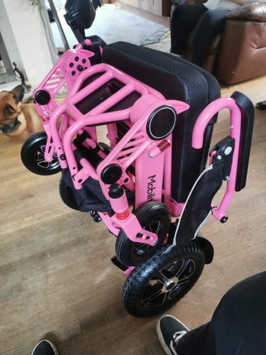 Customer photo review of MobilityPlus+ Ultra-Light RangerXL Folding Electric Wheelchair