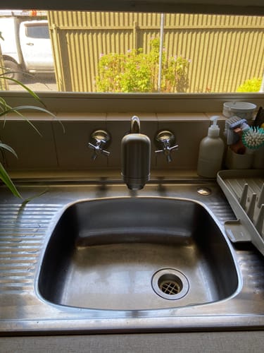 Customer photo review of Evolved H2O™ Advanced Tap Filter