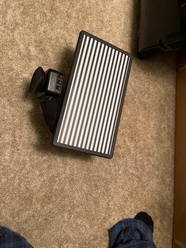 Customer photo review of 14" 1/4 Vinyl Lines Double Sided Lens