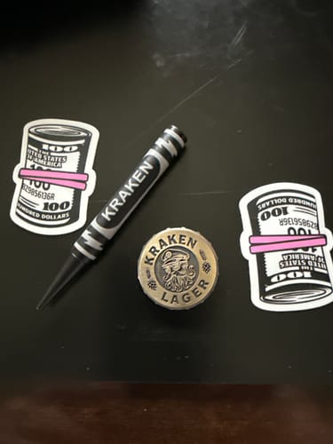 Customer photo review of Twilight Black Crayon Golf Divot Tool