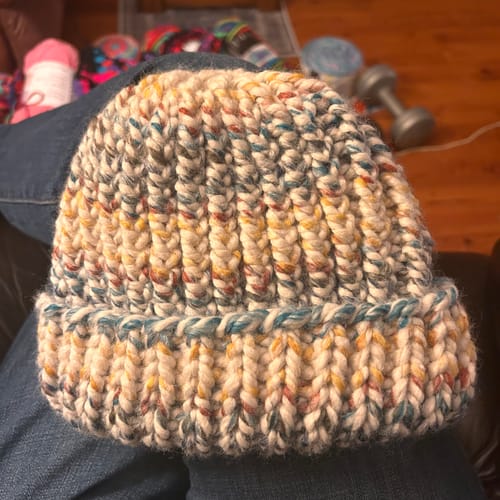Customer photo review of PassioKnit Chunky Beanie Pattern