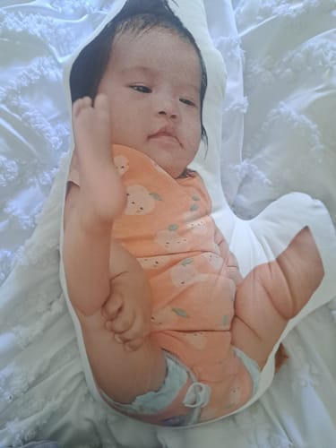Customer photo review of Photo Birth Pillow