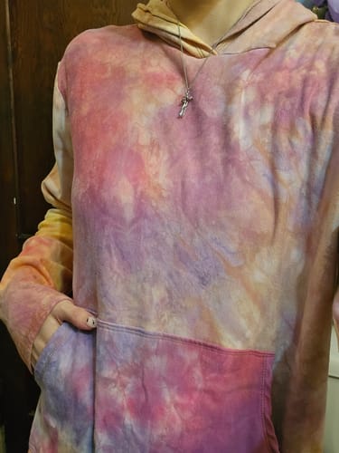 Customer photo review of Shade Hoodie- Pocket 'Sunset' M