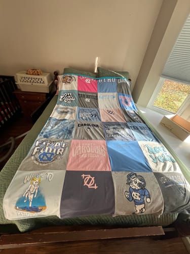 Customer photo review of Premium T Shirt Quilt