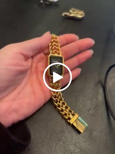 Customer video review of PREMIERE ROCK PINK GOLD CASE BLACK LEATHER
