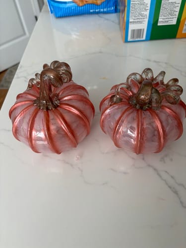 Customer photo review of Breast Cancer Awareness Pumpkin 2025