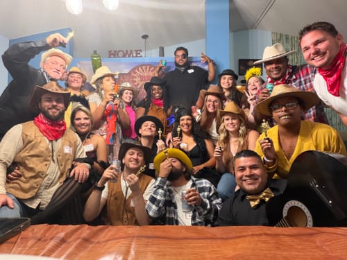 Customer photo review of Wild West Cowboy Murder Mystery Host Your Own Game Kit