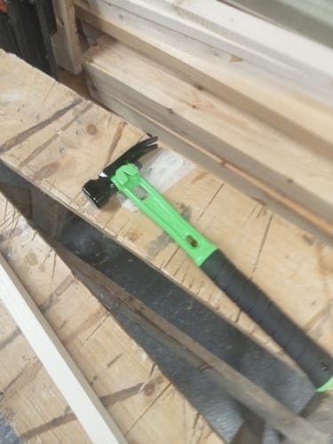 Customer photo review of Martinez Tools | M4 12oz Hulk Titanium Finishing Hammer