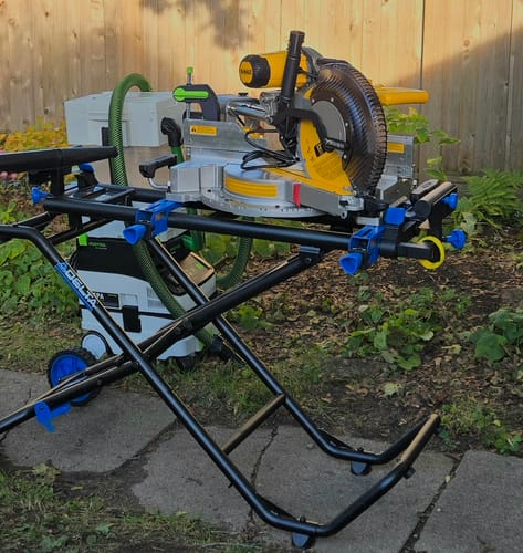 Customer photo review of DeWalt DWS779/780 Sliding Miter Saw Dust Collection
