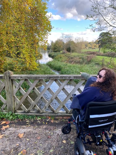 Customer photo review of MobilityPlus+ Ultra-Light InstaSplit Electric Wheelchair