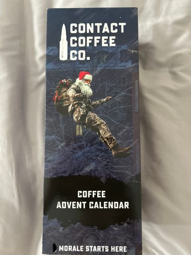 Customer photo review of Ground Coffee Advent Calendar