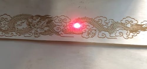 Customer photo review of Cloudray EC Series Neo 30W 60W CO2 Laser Marking Engraver