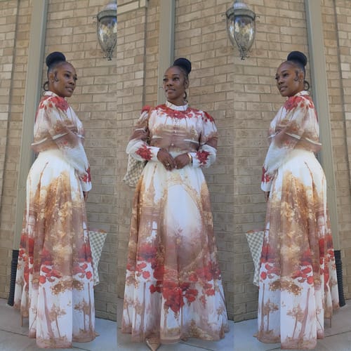 Shameka B. review of Eden Blossom Skirt Set image 1 out of 1