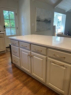 Customer photo review of Richmond Cabinet Pulls - Unlacquered Brass Polished