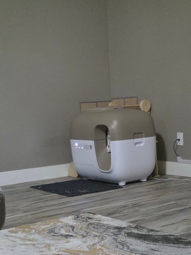 Customer photo review of Self-Cleaning Litter Box
