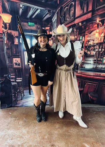 Customer photo review of Wild West Cowboy Murder Mystery Host Your Own Game Kit