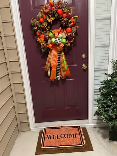 Customer photo review of Fall-Bow-Large Streamer - FALL Traditional