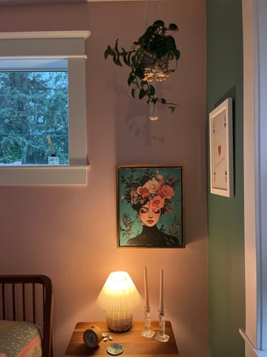 Customer photo review of Floral Muse No3 Print