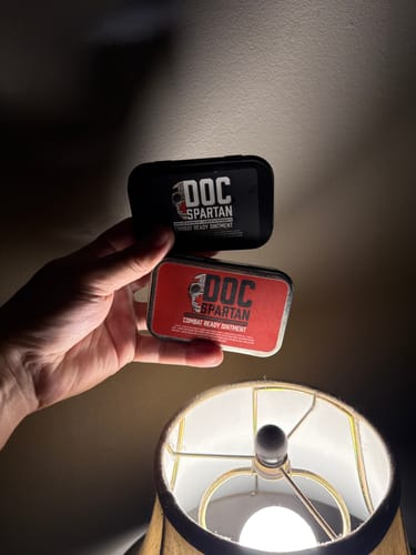 Customer photo review of Combat Ready Ointment - Big Tin