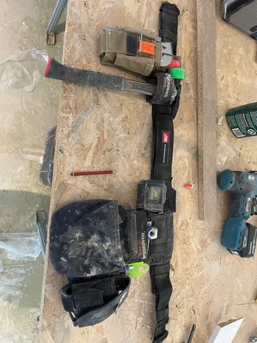 Customer photo review of Badger Toolbelts | Finish Nail Pouch