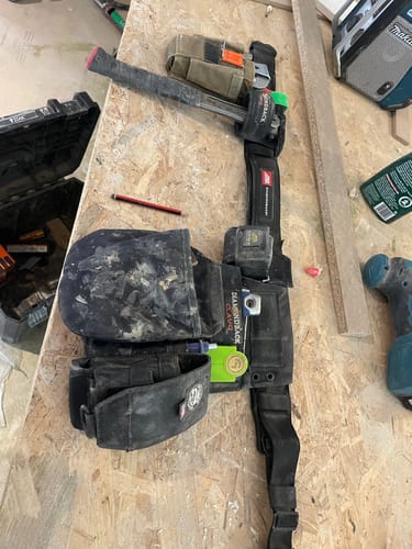 Customer photo review of Badger Toolbelts | Finish Nail Pouch