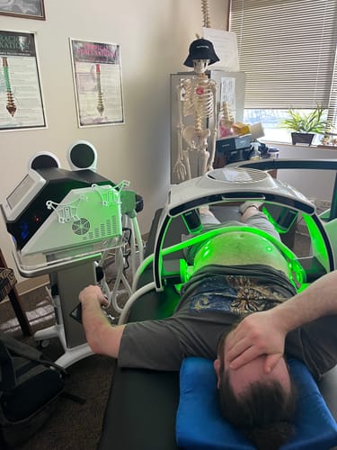 Customer photo review of Green Sapphire 10D Cold Laser Body Slimming Machine