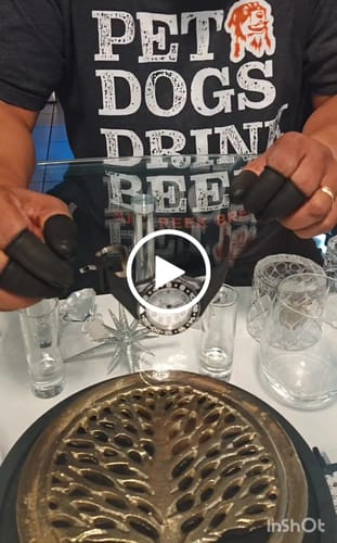 Customer video review of Oceaneva 6000m GMT FULL LUME dial Deep Marine Explorer VI Grade 5 Titanium Automatic Watch