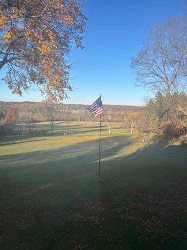 Customer photo review of Ultra Heavy Duty American Flag - 2-ply Polyester - Made In USA