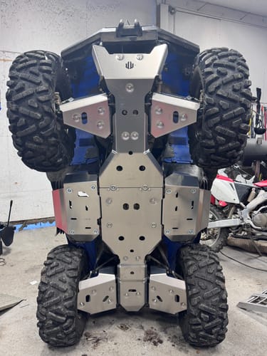 Customer photo review of Full Skid Plate Kit — Kawasaki Brute Force 650/750 (2008+)