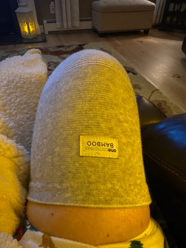 Customer photo review of Premium Bamboo Knee Sleeve (Single)
