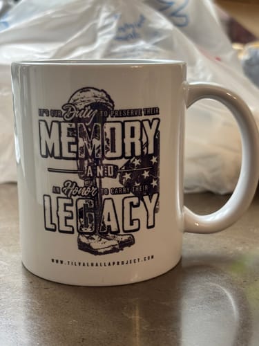 Customer photo review of Heroes Never Forgotten - Coffee Mug