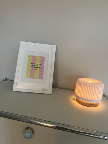 Customer photo review of Live Slow - Aroma Diffuser - Keramik weiß - 200 ml