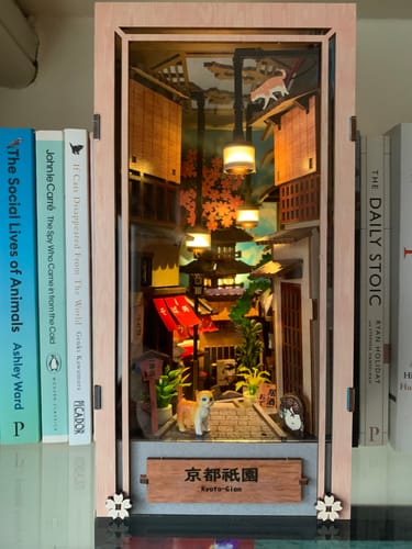 Customer photo review of Kyoto Gion Book Nook Kit