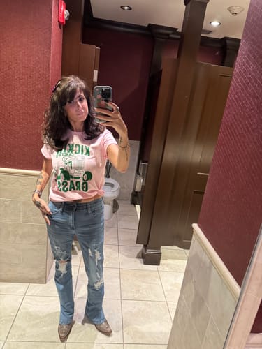 Customer photo review of Kickin' Cancer's Grass - Heritage Tractor x Kelso & Co.