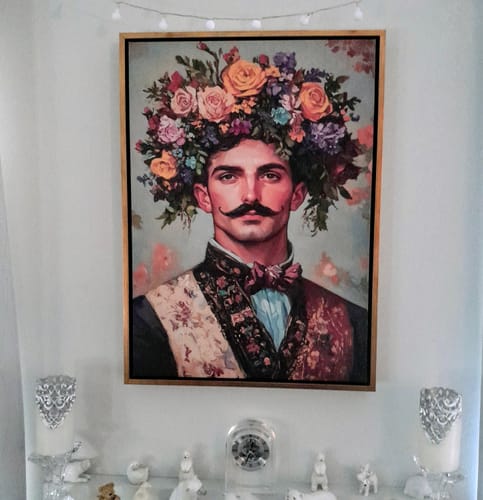 Customer photo review of Victorian Gentleman Print