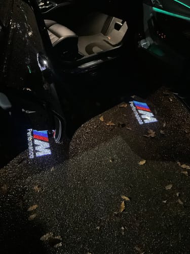 Customer photo review of BMW G SERIES DOOR LIGHTS