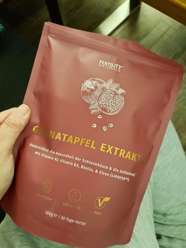 Customer photo review of Granatapfel Extrakt+ (verbesserte Formel)