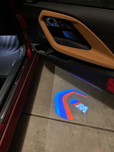 Customer photo review of BMW G SERIES DOOR LIGHTS