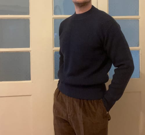 Customer photo review of Pre-War Model USN Woolen Sweater - Navy