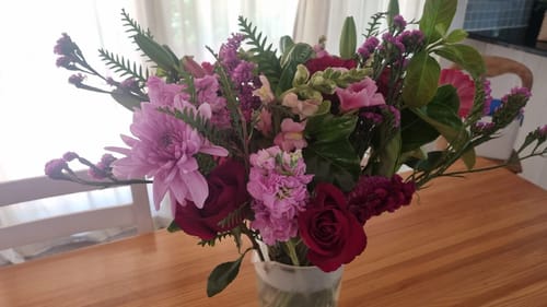 Customer photo review of Romantic Splendour Flower Bouquet