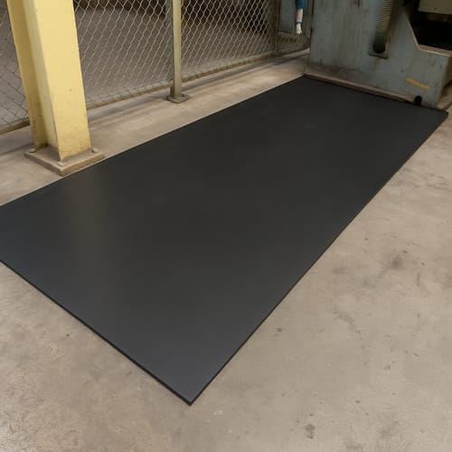 Customer photo review of Industrial Grade Rubber Sheet 1.5mm to 25mm Thick Heavy Duty, Abrasion-Resistant, Custom Cut Lengths 1.4m Wide Rolls, Ideal for Tough Applications