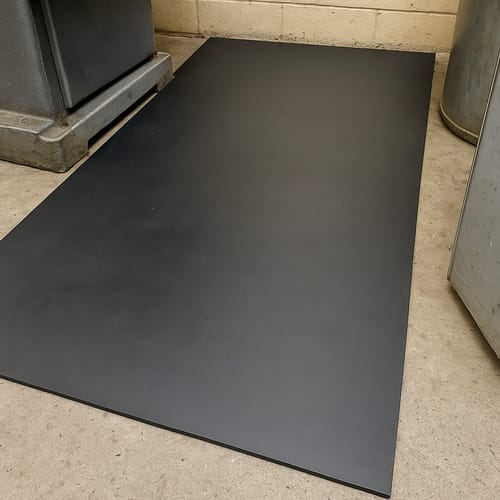 Customer photo review of Industrial Grade Rubber Sheet 1.5mm to 25mm Thick Heavy Duty, Abrasion-Resistant, Custom Cut Lengths 1.4m Wide Rolls, Ideal for Tough Applications