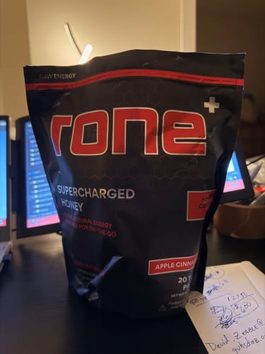 Customer photo review of VARIETY PACK - 100mg Caffeine - SuperCharged Honey (20-Pack)