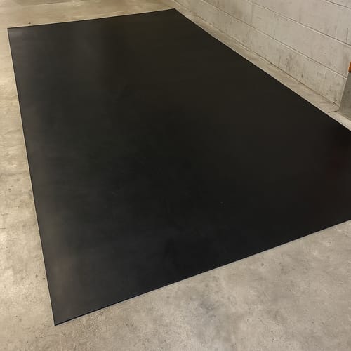 Customer photo review of Commercial Grade Rubber Sheet 1.5mm-25mm, 1.4m Wide Heavy Duty, Abrasion Resistant Custom Cut by Meter Natural Rubber for Industrial Use