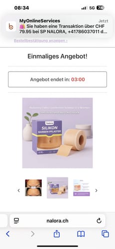 Customer photo review of ScarRelief ™ | Silikon-Narbenpflaster
