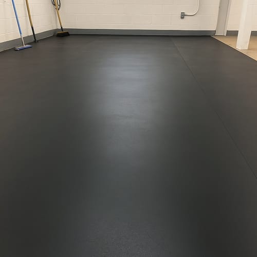 Customer photo review of 6mm Rubber Sheet Matting Durable, Slip-Resistant, Easy to Clean for Commercial & Industrial Use Versatile Flooring Solution - Linear Metre